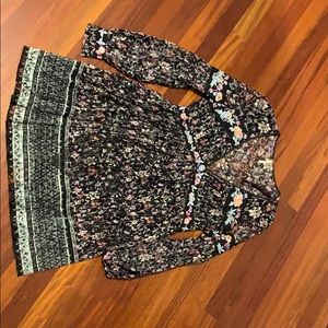 free people black lace dress
